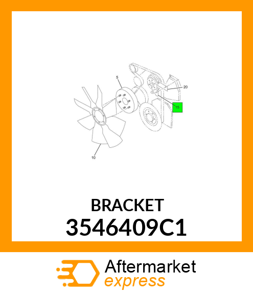 BRACKET 3546409C1