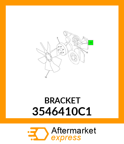 BRACKET 3546410C1