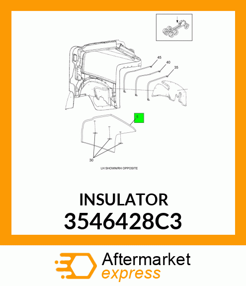 INSULATOR 3546428C3