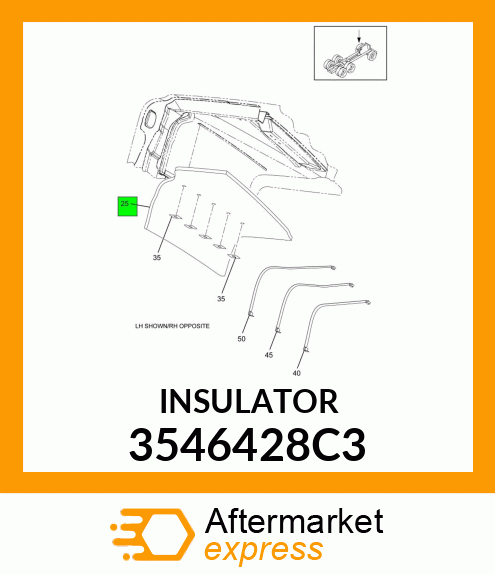 INSULATOR 3546428C3