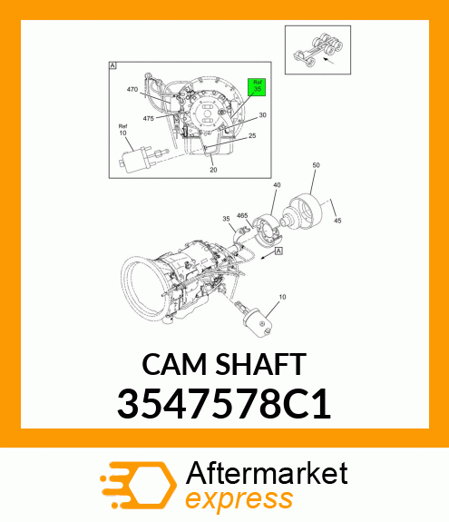 CAMSHAFT 3547578C1