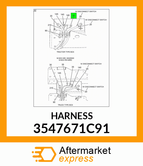 HARNESS 3547671C91