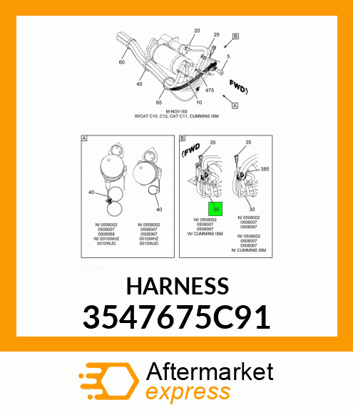 HARNESS 3547675C91