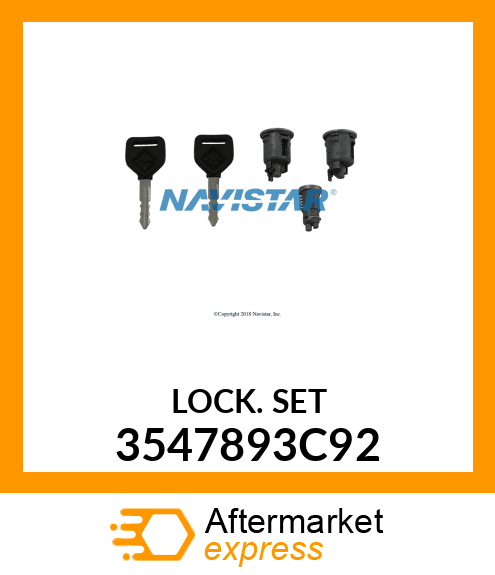 LOCKSET5PC 3547893C92