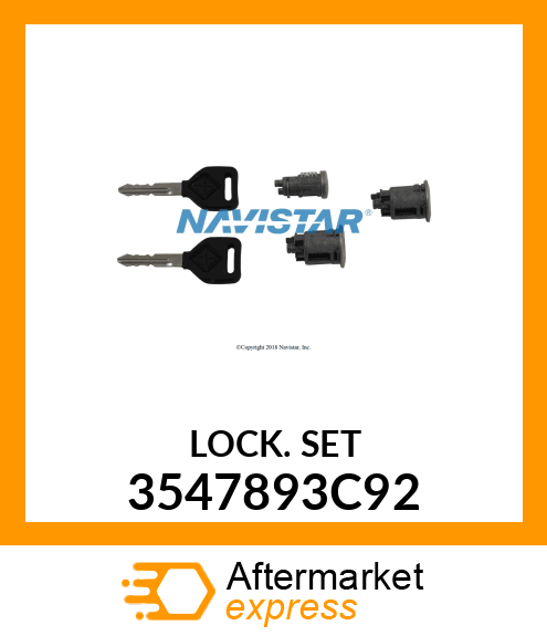 LOCKSET5PC 3547893C92