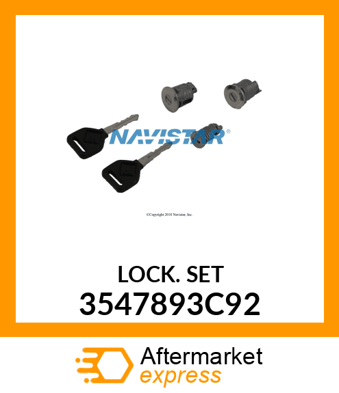 LOCKSET5PC 3547893C92