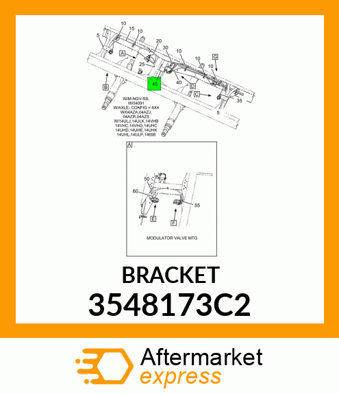 BRACKET 3548173C2