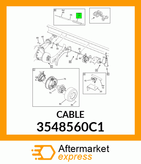 CABLE 3548560C1