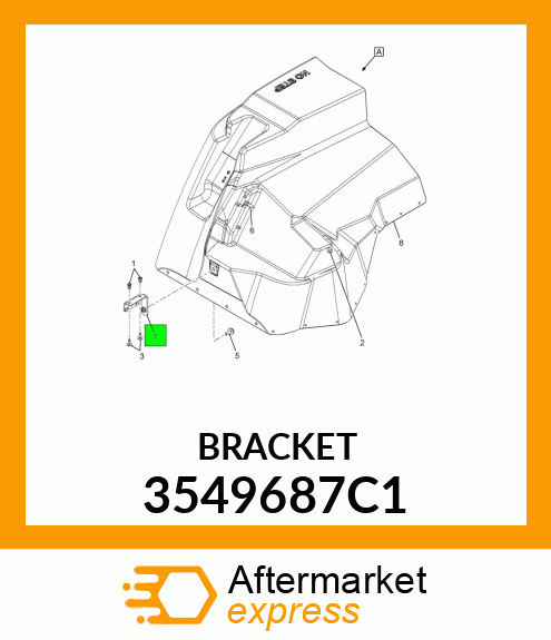 BRACKET 3549687C1