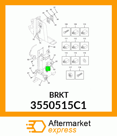 BRKT 3550515C1