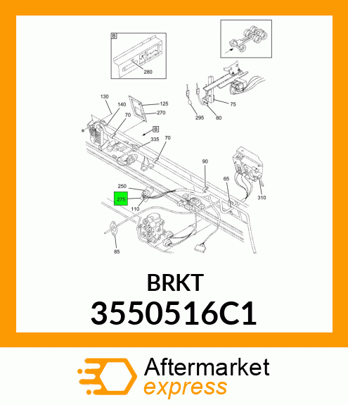 BRKT 3550516C1