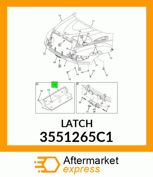 LATCH 3551265C1