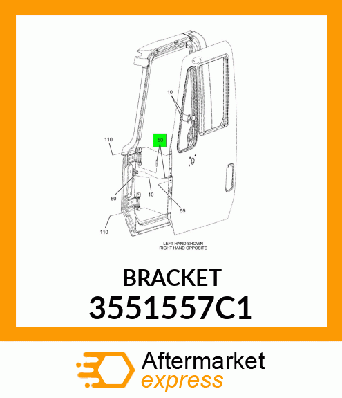 BRACKET 3551557C1