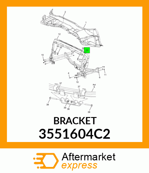 BRACKET 3551604C2