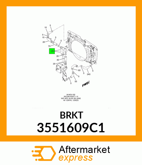 BRKT 3551609C1