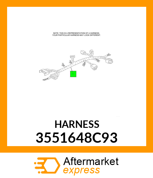HARNESS 3551648C93