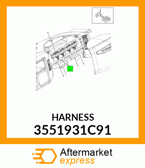 HARNESS 3551931C91