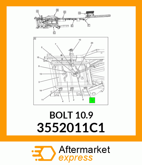 BOLT 3552011C1