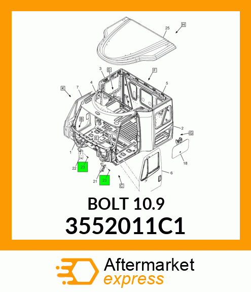 BOLT 3552011C1