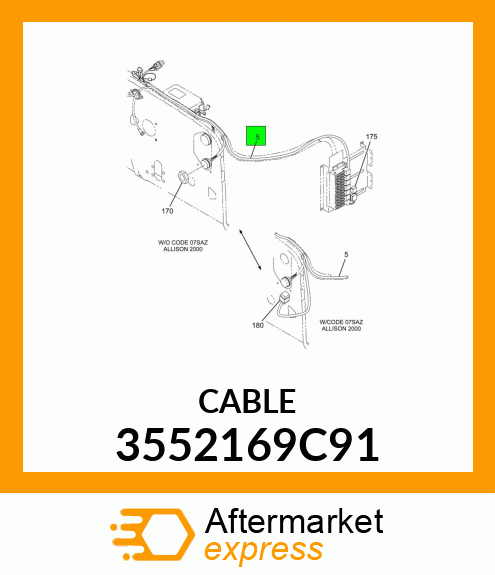 CABLE 3552169C91