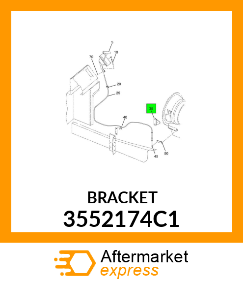 BRACKET 3552174C1