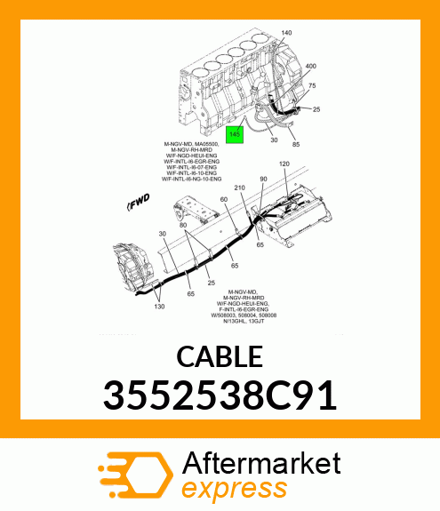 CABLE 3552538C91