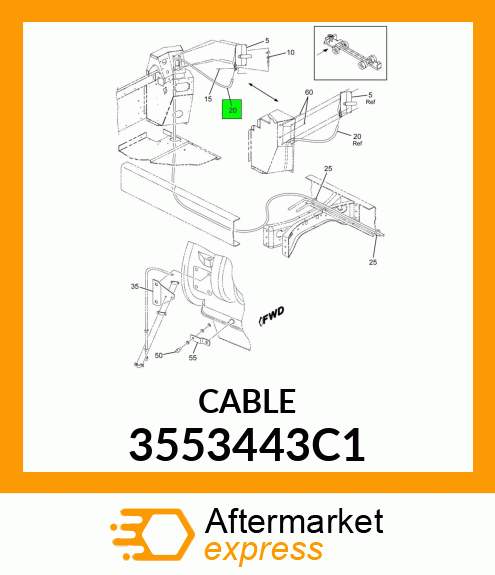 CABLE 3553443C1
