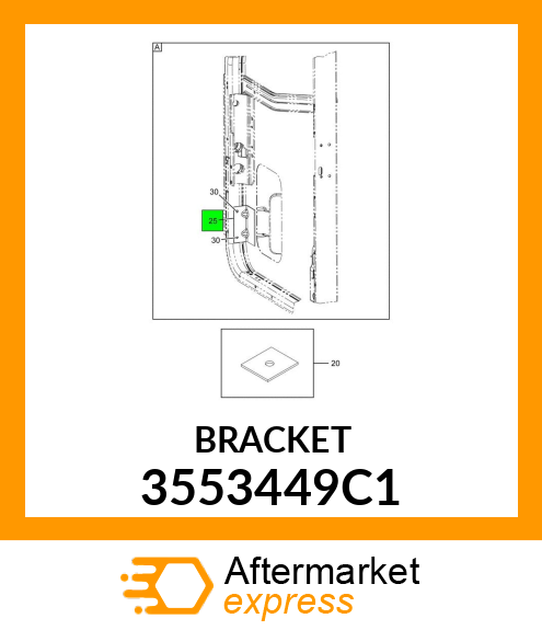 BRACKET 3553449C1