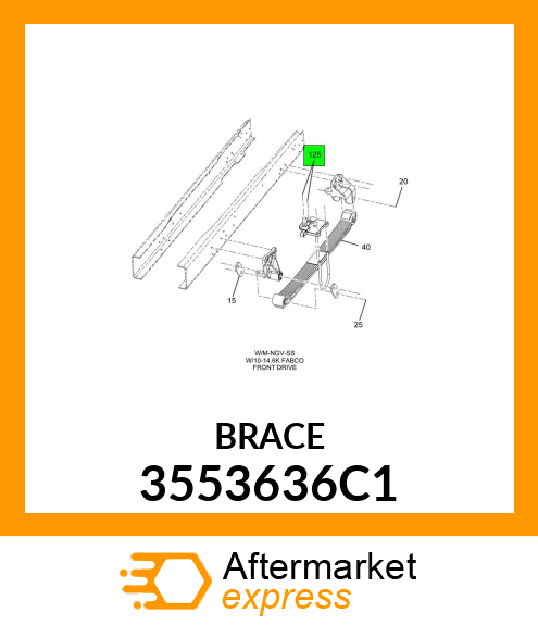 BRACE 3553636C1