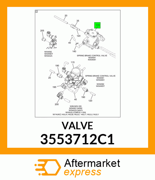 VALVE 3553712C1