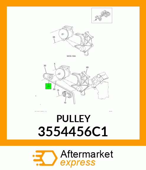 PULLEY 3554456C1
