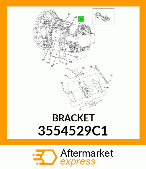 BRACKET 3554529C1