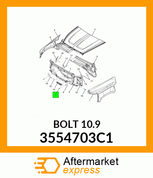 BOLT 3554703C1