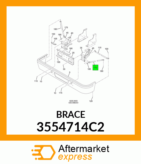 BRACE 3554714C2