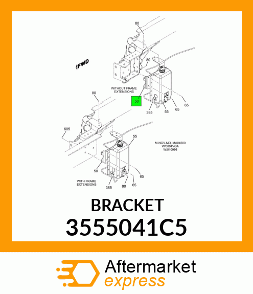 BRACKET 3555041C5