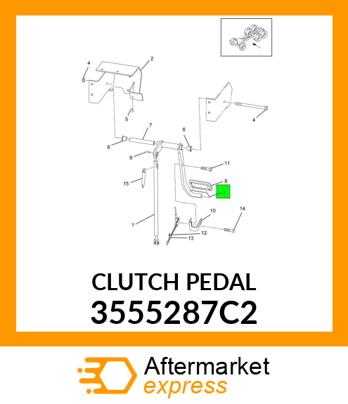 CLUTCHPEDAL 3555287C2