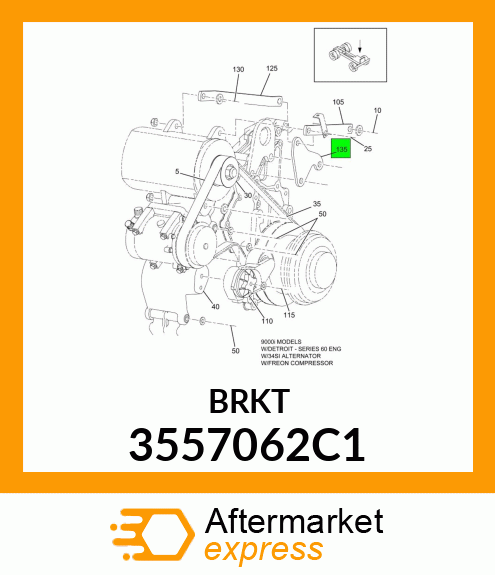 BRKT 3557062C1