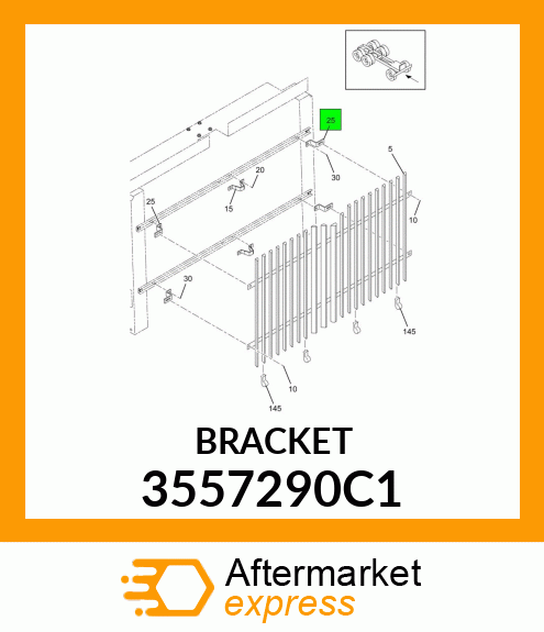 BRACKET 3557290C1