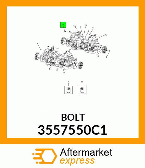 BOLT 3557550C1