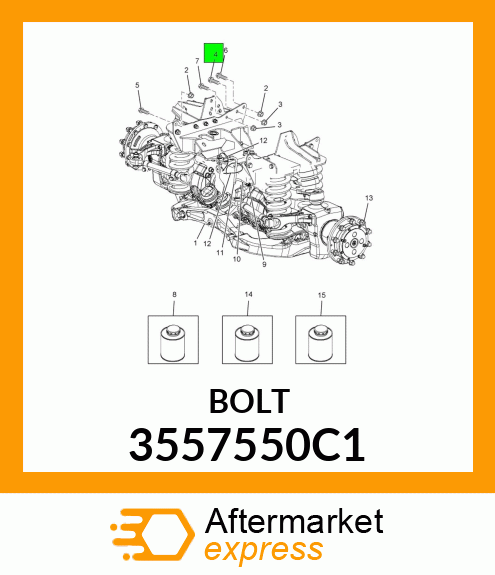 BOLT 3557550C1