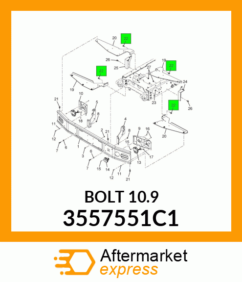 BOLT 3557551C1
