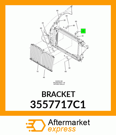 BRACKET 3557717C1