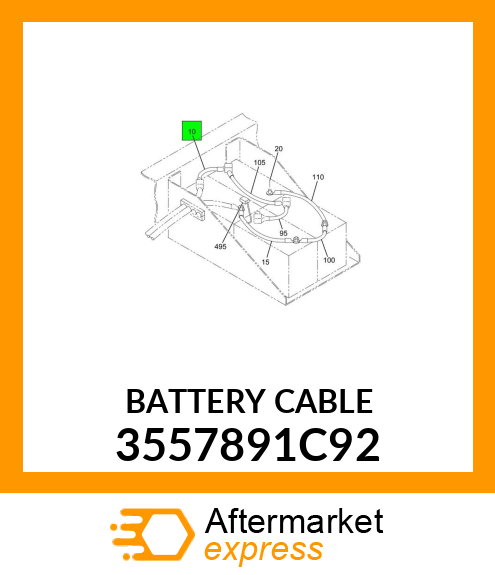 BATTERYCABLE 3557891C92