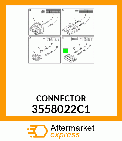 CONNECTOR 3558022C1