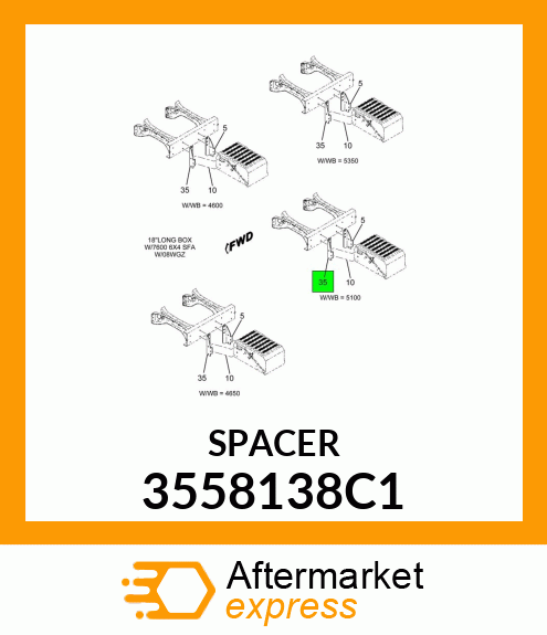 SPACER 3558138C1