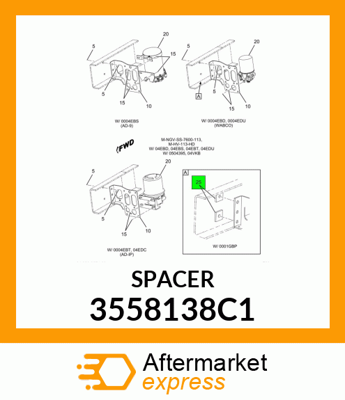 SPACER 3558138C1