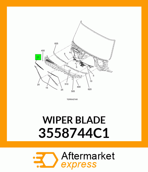 WIPERBLADE 3558744C1