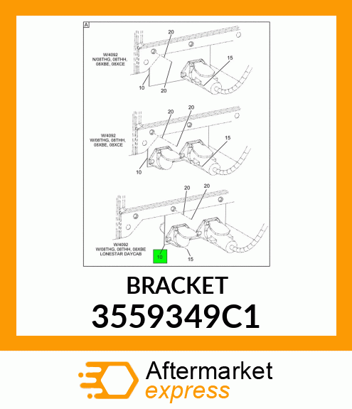 BRACKET 3559349C1