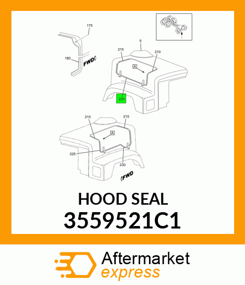 HOODSEAL 3559521C1