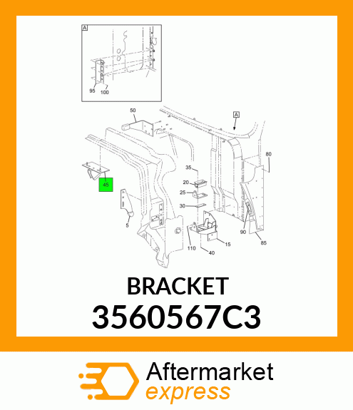 BRACKET 3560567C3